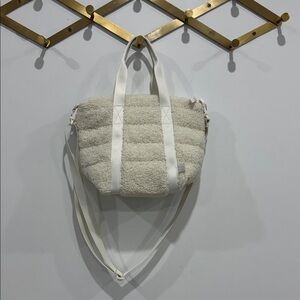 Target All In Motion Cream Mini Crossbody Tote Bag